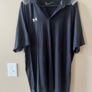 Under Armour Men's Black Polo Shirt